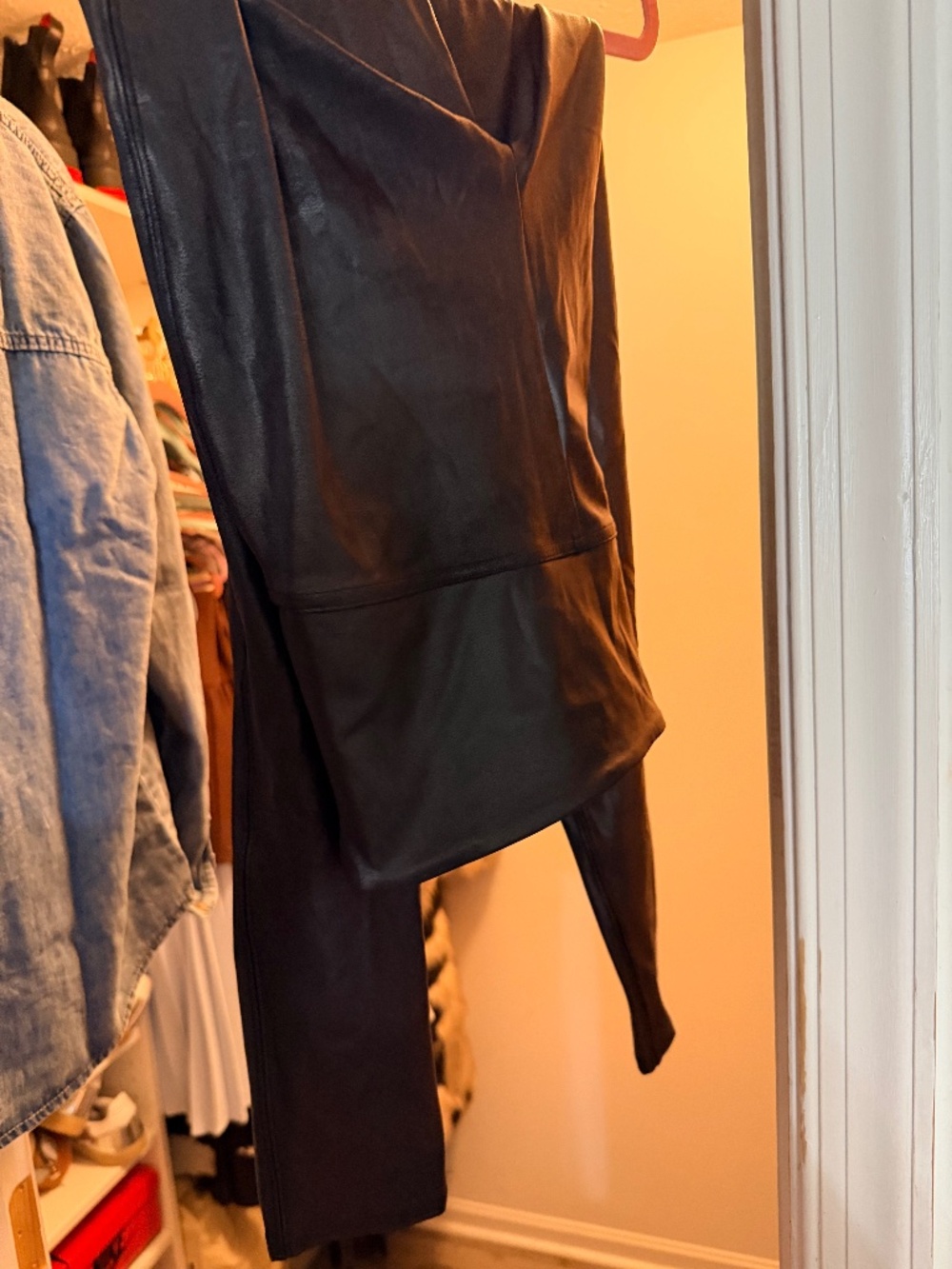 Spanx faux leather leggings